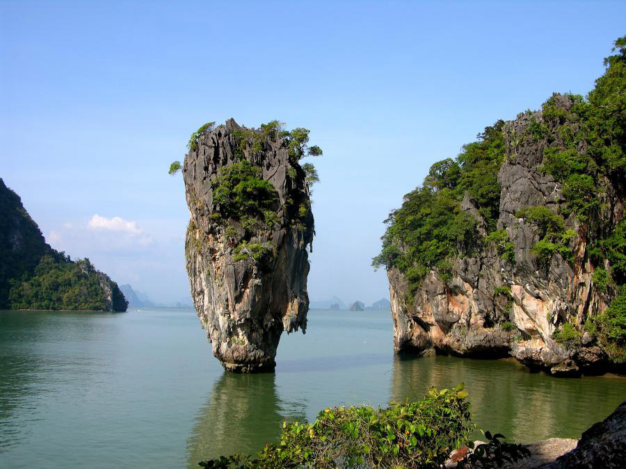 limestones in Ao Phang Nga National Park